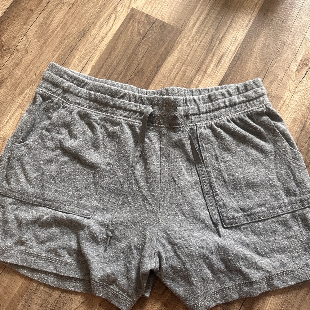 Athletic Works Gray Athletic Shorts with Elastic Waistband